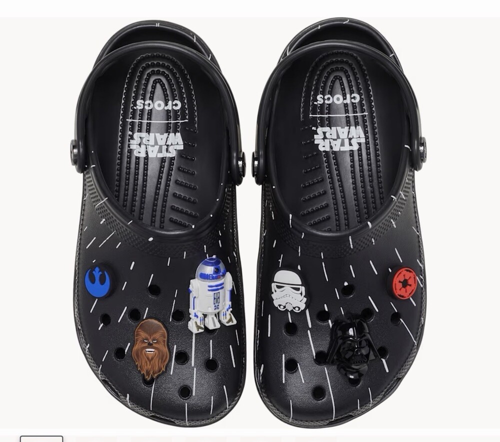 Crocs X Star Wars Hyperspace Classic Clog Men’s Size 12 213002-90H